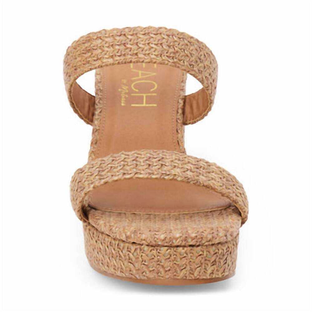 NEW MATISSE women's echo platform sandals in cognac - Picture 6 of 7